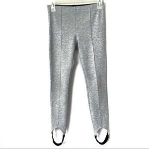 Zara girls gray stirrup leggings.